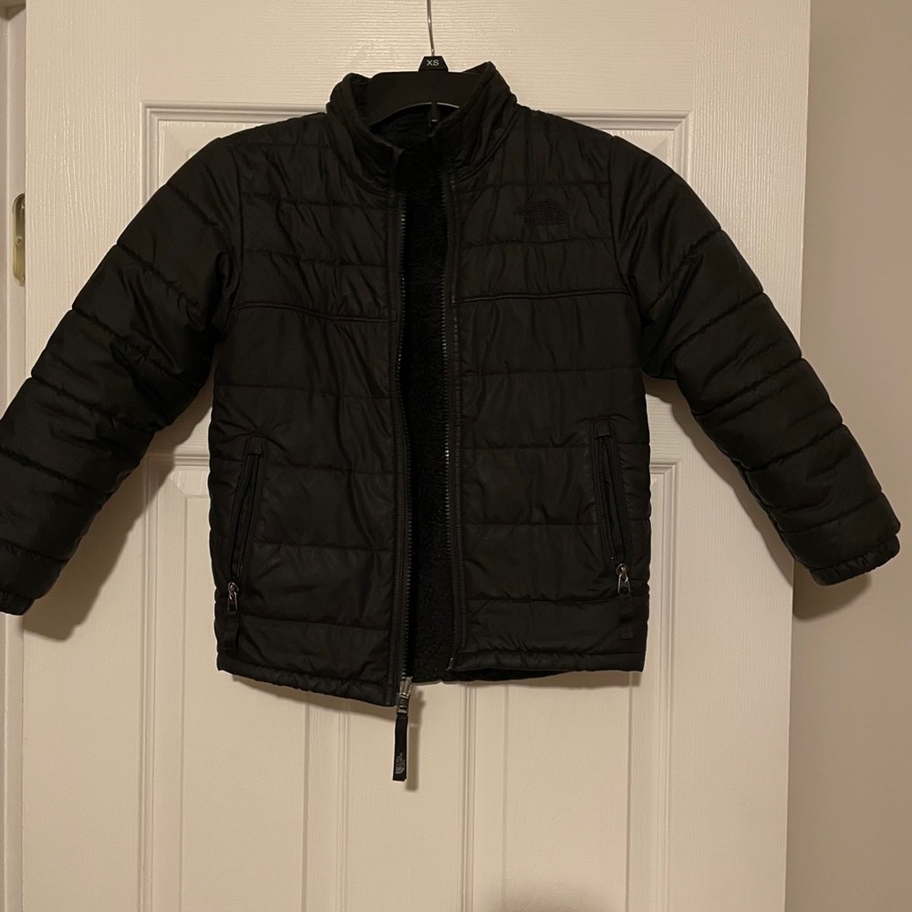 Boys reversible north face coat
